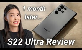 Galaxy S22 ULTRA Review | The Best Phone EXCEPT... (1 month later)