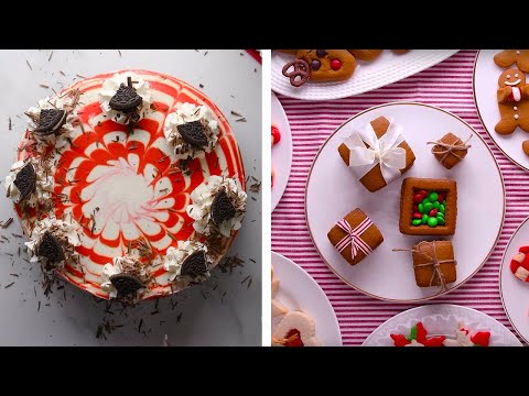 Festive Red Velvet Cheesecake and Other Holiday Recipes! | Easy Dessert Recipe Ideas by So Yummy