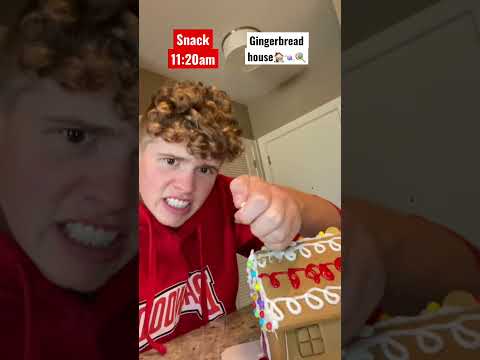 I ate all of Santa&rsquo;s Christmas foods for the whole day! #shorts #christmas #challenge